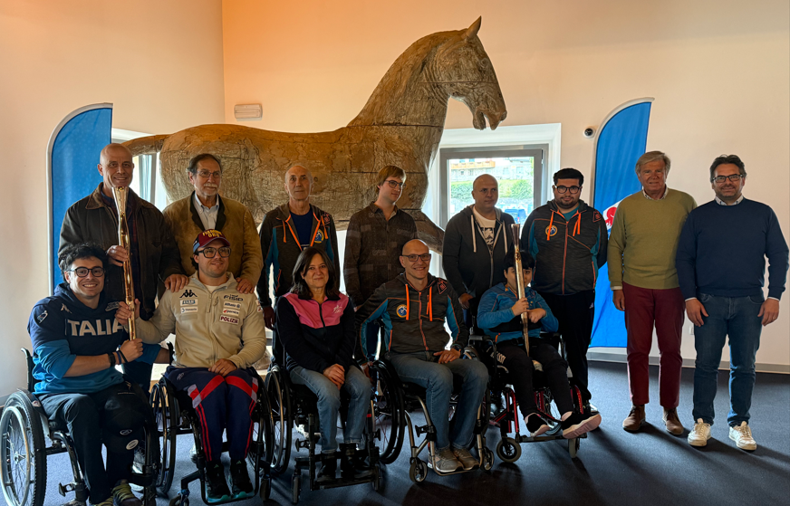 Consegna Torce Paralimpiche