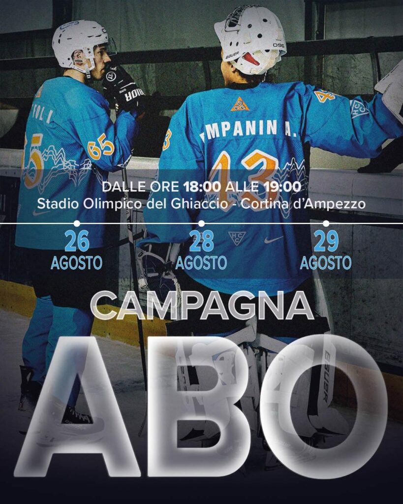 Campagna Abbonamenti Sportivi Ghiaccio
